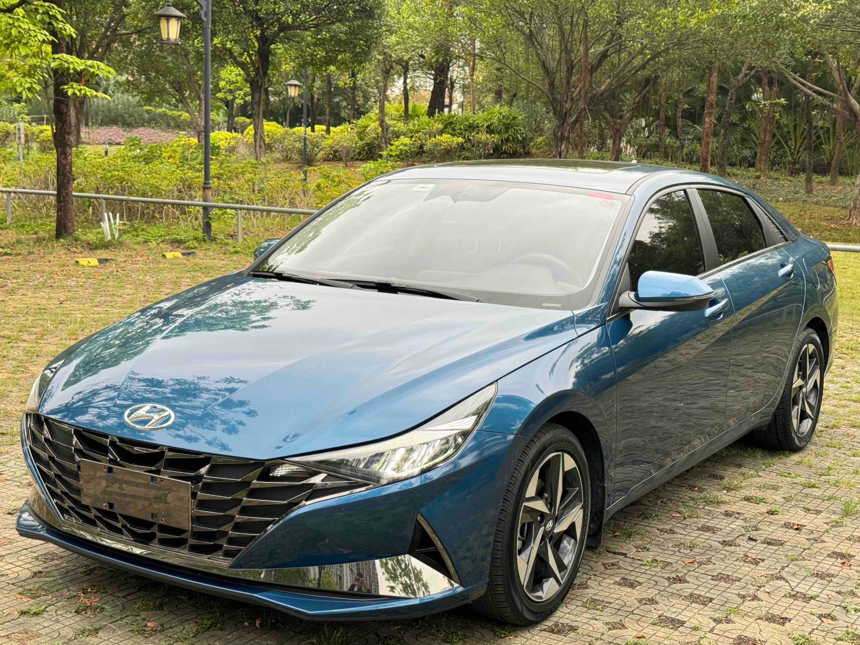 Современный Elantra 2022 года, 1.5L CVT LUX премиум версия, стандарт Евро VI